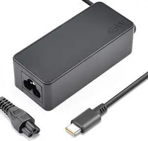 45W Type-C USB-C Laptop Charger Replacement for Lenovo 45w Yoga 910 C940 S940 730-13 Chromebook 100e 300e c330 500e C340 Charger ThinkPad E480 L590 T480 T580 T495 X1 Carbon 20XW 20XX Power Adapter