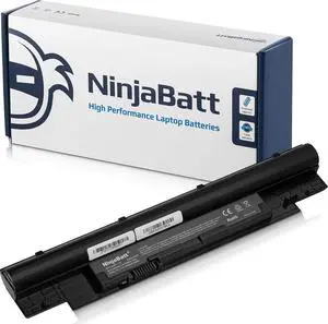 NinjaBatt Battery for Dell Inspiron 13Z 14Z (N411Z) Vostro V131 Latitude 3330, H7XW1 N2DN5 268X5 312-1258 JD41Y 451-11845 H2XW1 312-1257 14Z-N411Z - High Performance [6 Cells/4400mAh/49wh]