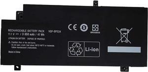Batterymarket VGP-BPS34 Replacement Laptop Battery Compatible with Sony Vaio Fit 15 Touch Vgp-bps34 Vgp-bpl34 Svf15a1bcxs (11.1V 3650mAh)