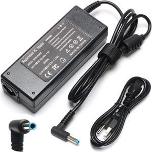Envy Touchsmart Sleekbook 15 17 M6 M7 90W Laptop Charger AC Adapter Replace for HP Pavilion 11 14 15 17, HP Spectre X360 13 15, HP Elitebook Folio 1040 740015-001 741727-001 Power Cord