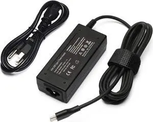 45W Type C Chromebook Charger Replacement for Lenovo 100e 300e 500e c330 s330 c340 s340 s345 ThinkPad E480 E485 E490 T480 T480S T490 T490S T580 T580S AC Supply Adapter Cord