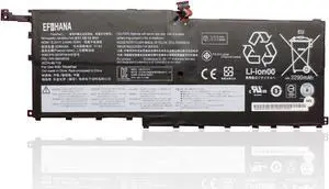 efohana SB10F46466 Laptop Battery Replacement for ThinkPad X1 Yoga 1st Gen 20FQ 20FR 2nd Gen 20JD 20JE 20JF 20JG X1 Carbon 4th Gen 20FB 20FC Series Notebook 00HW028 00HW029 01AV441 15.2V 52Wh