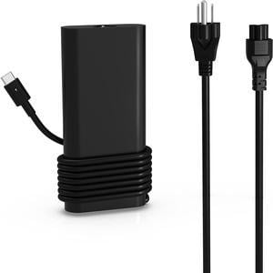 130W USB C Charger Fit for Dell-XPS 15 9500 9700 9575 T4V18 Laptop Type-C Power Supply Adapter Cord