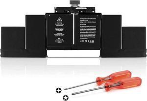 EMAKS A1618 Laptop Battery for Apple MacBook Pro 15" Retina A1398 Mid 2015 Ver MJLQ2LL/A MJLT2LL/A MJLU2LL/A EMC 2909 2910,P/N:020-00079 02000079 1ICP9/47/95-ICP8/56/66-2 [11.36V 99.5Wh]