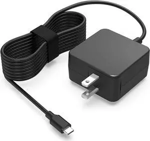 45W AC Charger Replacement Fit for Samsung Galaxy Chromebook XE930QCA XE931QCA, Galaxy Chromebook 2 XE530QDA 15.613.3 Galaxy Chromebook Go 14" XE345XDA-MA1TM Laptop Adapter Power Supply Cord
