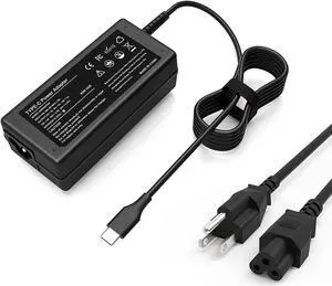 45W 65W USB Type C Charger Compatible with Dell Chromebook Latitude 3500 3100 3400 3300 5300 5400 5500 7200 7300 7400 5190 2-in-1 LA45NM150 LA45NM121 XPS 13 9350 9360 9380 9370 7280 9365 Power Cord