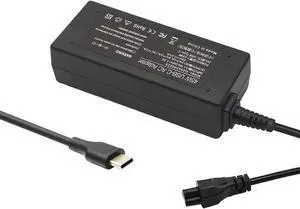 45W USB- C Charger with Power Delivery, Laptop Fast Charging Adapter Compatible with Lenovo Chromebook C330 100E 500E S330 S345,for Dell XPS 13-9350 XPS 15 9560-D1645,for HP Spectre X360 13-W021TU
