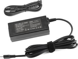 45W Type C Quick Laptop Charger for Acer Chromebook Spin 11 13 R13 14 15 CP311 CP311-1H CP311-1H-C1FS CP315 CP315-1HT CP315-1H-P8QY CP713 CP713-1WN Power Cord for Acer