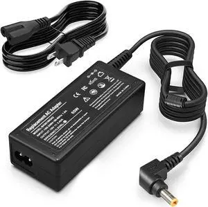 65W AC Adapter Laptop Charger for Toshiba Satellite C655 C850 C50 L755 C855 L655 L745 P50 C855D C55D C55 S55 Power Supply Cord [19v 3.42A]