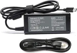 45W USB-C Type-C Laptop Charger Fit for HP Chromebook 14 13 14A 11 11A G6 G7 G8 EE Spectre x360 G5 Elite x2 12-c012dx 14-ca051wm 14-ca020nr PA-1450-78 PA-1450-80 A16-045N1A ADP-45PE B 12-f014dx