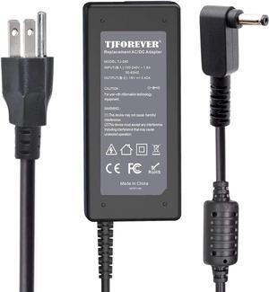 TJFOREVER 19V 3.42A 65W Laptop Charger Ac Adapter for Asus Notebook Vivobook L203ma Tp500L Tp412f F512d L210 R540n R420s R420m F556u Power Adapter(4.0x1.35mm)