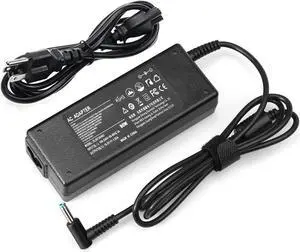 90W 65W Laptop Charger for HP Pavilion 17 15 17-e110dx 17-e117dx 17-e118dx 17-e016dx 17-e119wm 17-e049wm, HP Spectre X360 13 15, HP Envy Touchsmart Sleekbook 15 17 M6 M7 AC Adapter Power Supply Cord