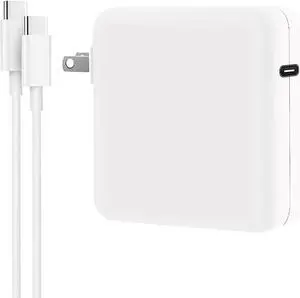 CZRR 96W USB C Charger Power Adapter for Mac Pro 15, 13 inch, Mac Air 13 inch 2020/2019/2018, Mac 12 inch, Thunder Bolt 3 with USB-C Charge Cable (6.6ft/2m)