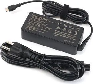 65W 45W Type C USB C Laptop Chromebook Charger Compatible with HP, Dell, Samsung, Asus, Lenovo, Acer, HP Chromebook 14 14A G5 11 11A G6 G7 G8 EE 11-AE000 14-CA000 Laptop AC Adapter Power Cord