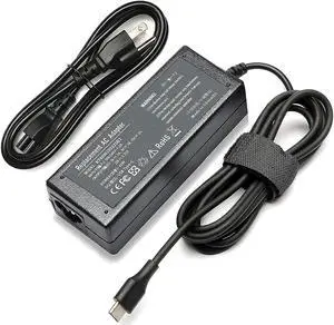 Chromebook Charger Compatible with HP Chromebook Type C USB-C Laptop Charger; for HP Chromebook X360 14 G5 G6 G1 14-ca000nr 14-ca061dx 14a-ca0090wm 14a-na0031wm 11a-na0036nr 14db-0080nr 935444-002