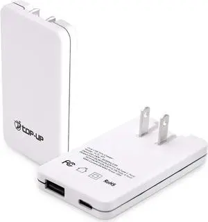 Slim USB C Wall Charger, Fast & Flat USB Wall Plug, 18W Dual Port Flat Wall Charger Block for Your USB A & USB C Devices, iPhone 15 14 13 12 Pro Max, AirPods, Samsung Galaxy, Pixel, LG and More