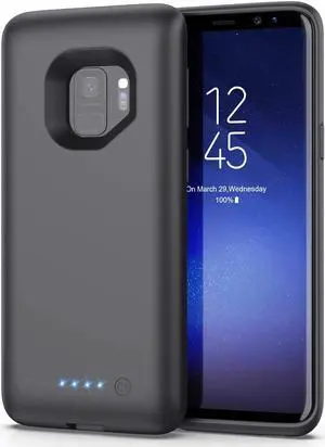 6000mAh Battery Case for Galaxy S9 - Portable Charger & Power Bank, 5.8 inch, Black