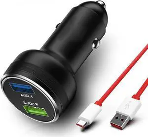 30W 65W Car Charger Compatible for Oneplus 13 12 13R 12R 11 10 9 Pro Open Pad 9R 8T 10T 8 7T Nord 3 4 N20 N300 N10 N100 N200 N30 SE 5G Car Charge Fast for One Plus 7 6T 6 Black
