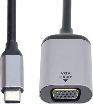 Monitor Adapter 1080p 60hz USB C Type C Male to VGA Female Cable for Tablet & Phone & Laptop