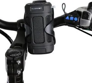 Wireless Waterproof Speaker Portable Bluetooth 5.0 Speaker with Bike Mount & Remote  Premium Sound Quality & Loud 8W Mini Speaker  10 Hours of Playtime (Black)