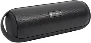 Rockville RPB25 40 Watt Portable/Outdoor Bluetooth Speaker w/USB+SD+Aux In+FM, Black, Small