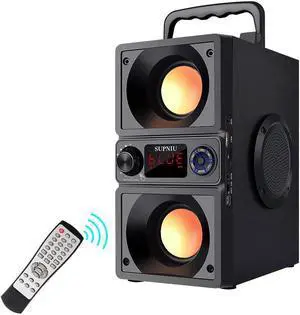 Bluetooth Speaker, Portable Bluetooth Boombox with 40W (60W Peak) Stereo Dual Woofers and Dual Tweeters Wireless Home Party Speaker, 2400 Minutes Playtime, Suitable for Party, Camping, Gym Bluetooth Speaker, Portable Bluetooth Boombox with 40W (60W Peak) Stereo Dual Woofers and Dual Tweeters Wireless Home Party Speaker, 2400 Minutes Playtime, Suitable for Party, Camping, Gym