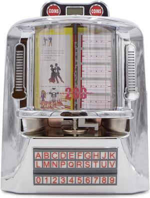 arkrocket 200 Wall-O-Matic Table Jukebox Wallbox Wireless Bluetooth Speaker FM Radio SD USB Retro American Diner Style Tabletop