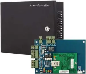 MENGQI-CONTROL Single Door Access Control System Core Control with Metal 110V-240V Power Supply Box TCP/IP Network Access Control Panel Wiegand Controller,Computer Based Software,Remote Open