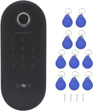 Access Control System Fingerprint Password IC Card Entry Home Office Aluminum Alloy 13.56Mhz Access Control System Fingerprint Password IC Card Entry Home Office Aluminum Alloy 13.56Mhz