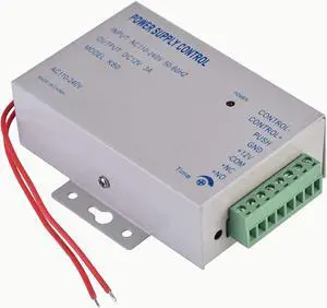 LYSWM Input AC110V-240V Output DC 12V 3A 30W Power Supply Controller for Door Access Control SystemAccess Power Supply Door Access Power Supply Contr