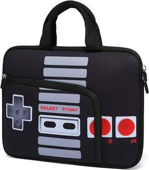 11.6" 12.2 inches Laptop Sleeve Chromebook Case Ultrabook Case Notebook Sleeve PC Messenger Bag Tablet Case Neoprene Handle Sleeve for Kids Men Women, Two Pockets (Games)
