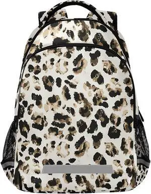 Leopard Print Backpacks Laptop School Book Bag Lightweight Animal Daypack for Men Women Teens Kids Leopard Print Backpacks Laptop School Book Bag Lightweight Animal Daypack for Men Women Teens Kids