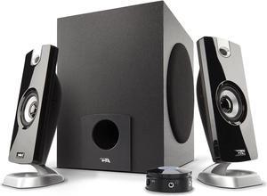 Cyber Acoustics 2.1 Subwoofer Speaker System with 18W of Power  Great for Music, Movies, Gaming, and Multimedia Computer Laptops (CA-3090)