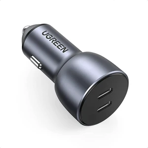 UGREEN USB C Car Charger Fast Charging - 40W Dual USB C Car Charger Adapter, PD Type C Car Charger Compatible with iPhone 13/13 Pro/12/11/X/SE,Galaxy S21/S20/Note20, iPad, Pixel 5/5a UGREEN USB C Car Charger Fast Charging - 40W Dual USB C Car Charger Adapter, PD Type C Car Charger Compatible with iPhone 13/13 Pro/12/11/X/SE,Galaxy S21/S20/Note20, iPad, Pixel 5/5a