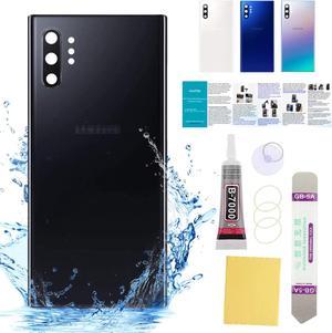 for Samsung Galaxy Note 10+ Plus Back Glass Cover Replacement 6.8-Inches SM-N975U All Carriers with Installation Manual + Repair Tool Kit (Aura Black)