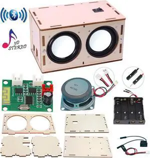 CYOEST DIY Bluetooth Speaker Box Kit Electronic Sound Amplifier - Build Your Own Portable Wood Case Bluetooth Speaker Sound - Science Experiment and STEM Learning for Kids, Teens and Adults CYOEST DIY Bluetooth Speaker Box Kit Electronic Sound Amplifier - Build Your Own Portable Wood Case Bluetooth Speaker Sound - Science Experiment and STEM Learning for Kids, Teens and Adults