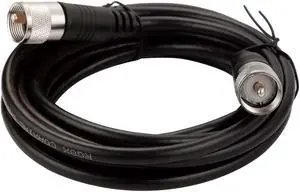 RG8x Coaxial Cable 12ft, CB Coax Cable, UHF PL259 Male to Male Low Loss CB Antenna Cables, 50 Ohm for HAM Radio, Antenna Analyzer, Dummy Load, SWR Meter