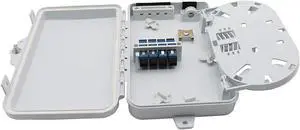 PNGKNYOCN 4 Core FTTH Fiber Distribution Box, 4 Port Fiber Distribution Box Splitter Box, for SC, FC, E2000 Adapters