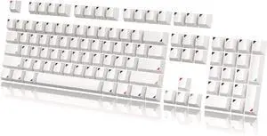 HK Gaming Custom Keycaps | Dye Sublimation PBT Keycap Set for Mechanical Keyboard | 139 Keys | Cherry Profile | ANSI US-Layout | Compatible with Cherry MX, Gateron, Kailh, Outemu | Triangle