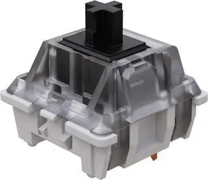 Gateron KS-9 RGB Mechanical MX Type Key Switch - Clear top (65 Pcs, Black)
