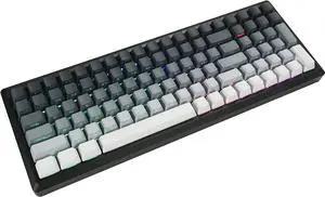 YMDK 133 Key Polar Day PBT Double Shot Side-lit Shine Through Backlit keycaps OEM Profile for MX Mechanical Keyboard 108 96 87 NJ80 KBD67 ID80 84 68 64