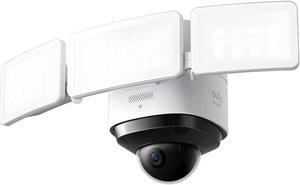 Gadpiparty eufy Security S330 Floodlight Cam 2 Pro,360-Degree Pan & Tilt Coverage,2K Full HD,3,000 Lumens,Smart Lighting,Weatherproof,On-Device AI Subject Lock and Tracking,No Monthly Fee,Hardwired(R