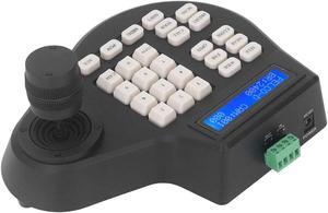 PTZ Camera Controller, Easy Operation Simple Installation Wide Compatibility PTZ Dome Camera Keyboard LCD Display US Plug 100240V Coaxial RS485 for Safety