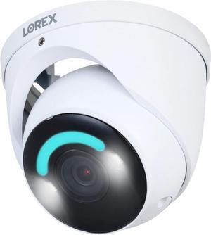 Gadpiparty Lorex 4K Wired Security Camera - Outdoor/Indoor Add on PoE Wired Camera Surveillance System for Home & Business, Deterrence Lighting, Motion Detection, Color Night Vision, Camera Only (M.