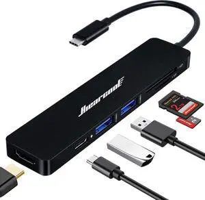 Hiearcool USB C Hub, USB C Hub Multi-Port Adapter for MacBook Pro/Air M1 M2, 4K HDMI USB C Dock Dongle for iPad and Other Type C Devices