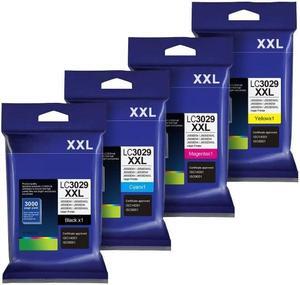 LC3029XXL Ink Compatible Ink Cartridge Replacement for Brother LC3029 Ink Cartridges for MFC-J5830DW J5930DW MFC-J6935DW MFC-J6535DWXL J6535DW,4 Pack