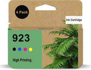 4 Pack 923 Ink Cartridge Use for OfficeJet 8122e OfficeJet Pro 8135e 8138e 8139e Printers (4K0T3LN 4K0T0LN 4K0T1LN 4K0T2LN 6C3Y6LN)