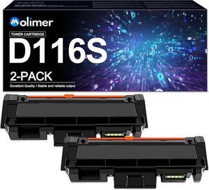 MLT-D116S D116S Black Toner Cartridge(2-Pack) Replacement for Samsung MLT-D116S Toner Cartridge Black for SL-M2625D, 2626, 2825DW, 2826, 2835DW, 2836, 2675, 2676, 2875DW, 2876, 2885FW, 2886 (SU844A) MLT-D116S D116S Black Toner Cartridge(2-Pack) Replacement for Samsung MLT-D116S Toner Cartridge Black for SL-M2625D, 2626, 2825DW, 2826, 2835DW, 2836, 2675, 2676, 2875DW, 2876, 2885FW, 2886 (SU844A)