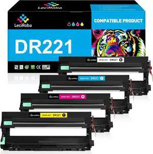 LeciRoba Drum Unit Replacement for Brother DR221CL DR-221CL for Brother MFC-9130CW MFC-9330CW HL-3170CDW HL-3180CDW HL-3140CW MFC-9340CDW DCP-9020CDN MFC-9330CDW Printer (NOT Toner Cartridge)