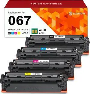 Ennovor 067 MF656Cdw Toner Cartridges Replacement for Canon 067 067H Toner Cartridge Set Compatible with Canon Color imageCLASS MF656Cdw MF654Cdw LBP632Cdw MF653Cdw Printer (4 Pack)